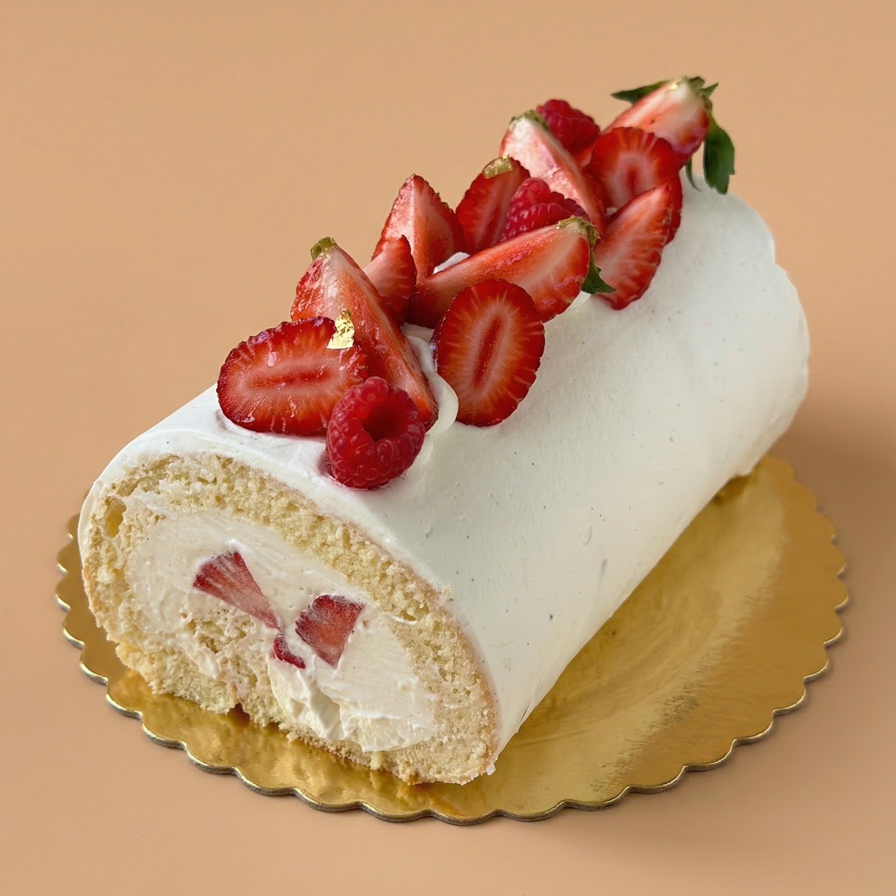 Strawberry Roll Cake